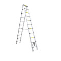 3.2 + 3.2m double side telescopic herringbone ladder aluminum alloy isometric telescopic ladder high grade portable ladder